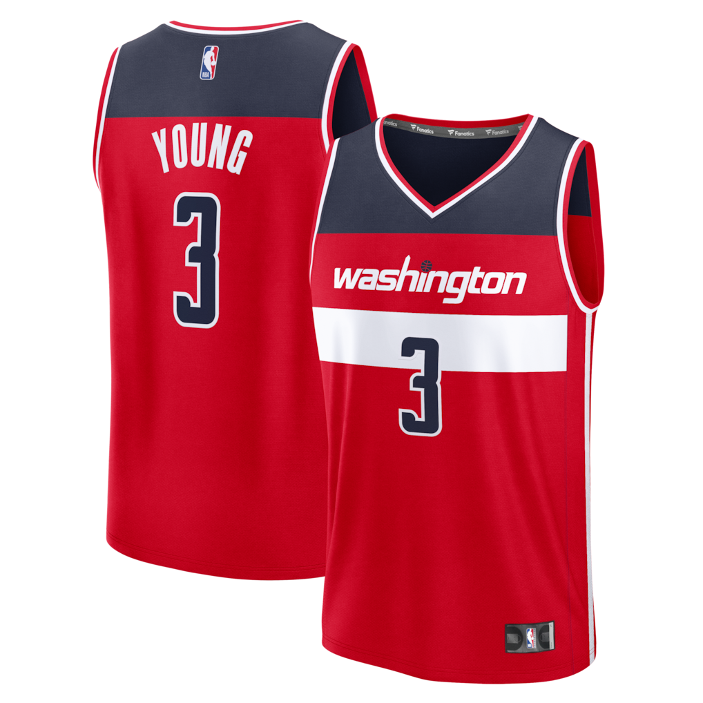 Trae Young Washington Wizards Jersey - Icon Edition - Red