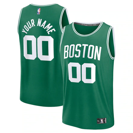 Boston Celtics Custom Jersey - Icon Edition - Kelly Green