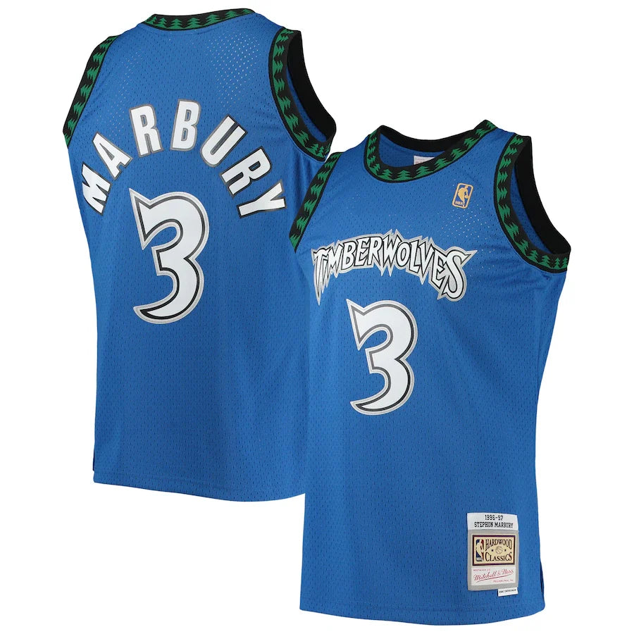 Stephon Marbury Minnesota Timberwolves 1996/97 Hardwood Classics - Blue