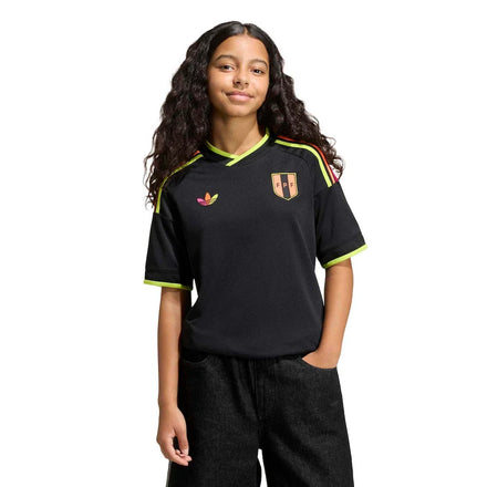 Peru National Team adidas Youth 2026 Away Jersey - Black