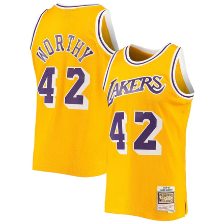 James Worthy Los Angeles Lakers 1984/85 Hardwood Classics - Gold