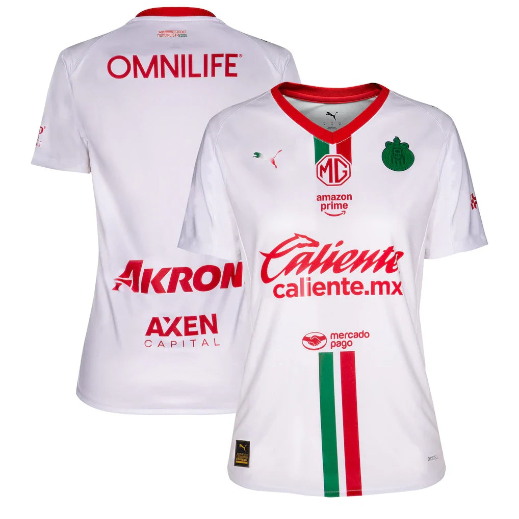 Chivas Puma Women's 2025/26 Away Jersey - White