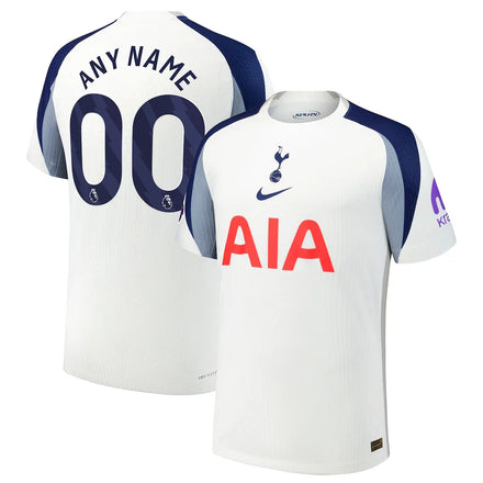Tottenham Hotspur 2025/26 Home Custom Jersey - White