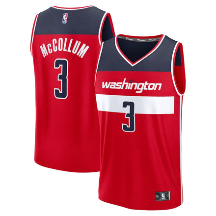 CJ McCollum Washington Wizards Fanatics Fast Break Player Jersey - Icon Edition - Red
