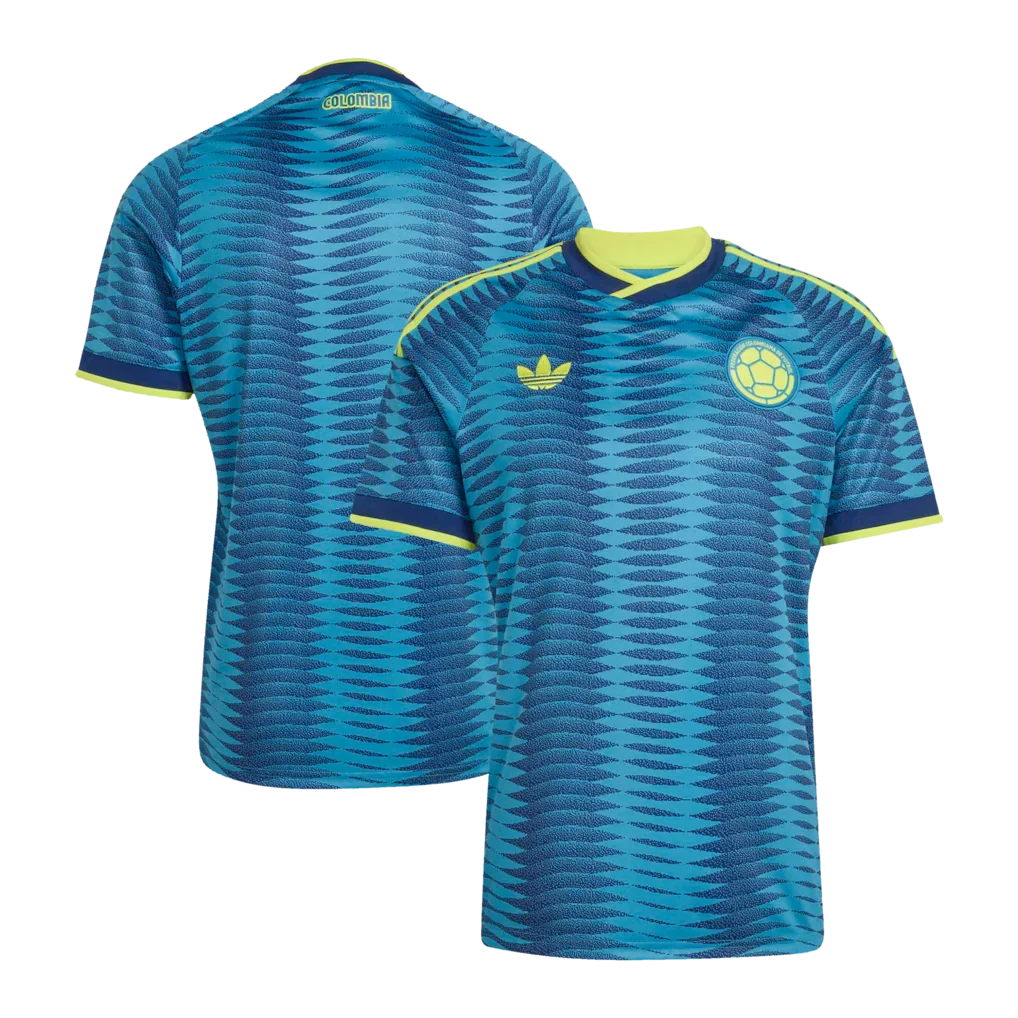 Colombia National Team adidas 2026 Away Jersey - Turquoise
