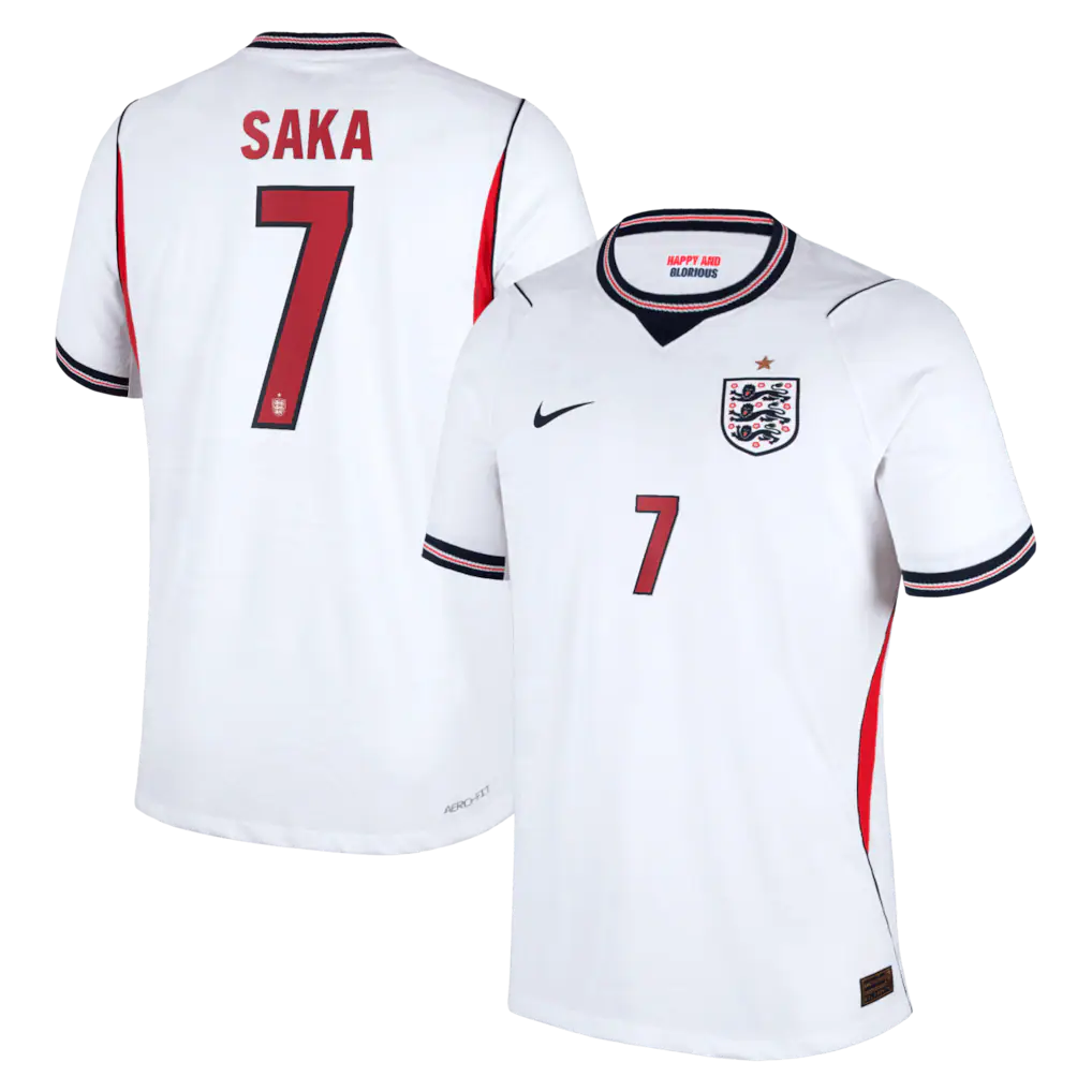 Bukayo Saka England National Team 2026 Home Match - White