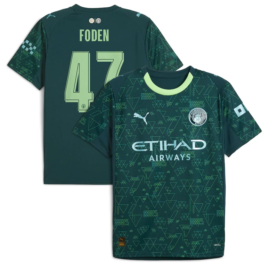 Phil Foden Manchester City x EA SPORTS FC 2025/26 Fourth Jersey - Green