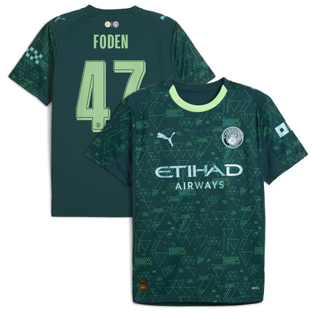 Phil Foden Manchester City x EA SPORTS FC 2025/26 Fourth Jersey - Green