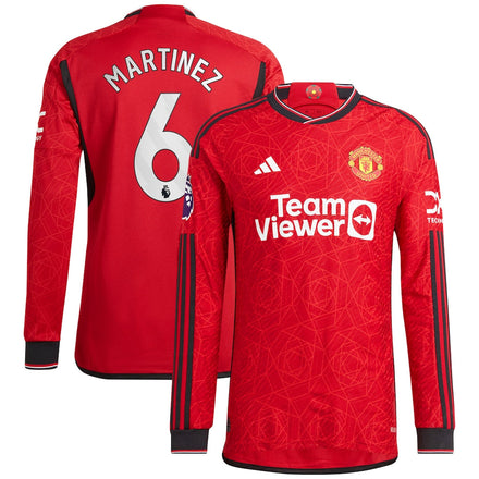 Lisandro Martínez Manchester United 2023/24 Home Long Sleeve Player Jersey - Red