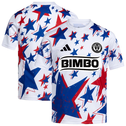 Philadelphia Union Youth 2026 Americana Pre-Match Jersey - White