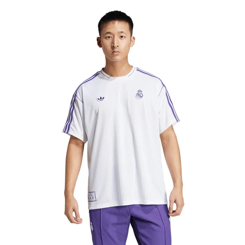 Real Madrid Terrace Icons Collection Fashion Jersey - White