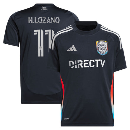 Hirving Lozano San Diego FC adidas Youth 2025 State of Flow Player Jersey - Navy