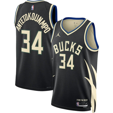 Giannis Antetokounmpo Milwaukee Bucks Unisex - Statement Edition - Black