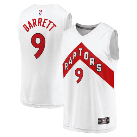 RJ Barrett Toronto Raptors Player Jersey - Association Edition - White