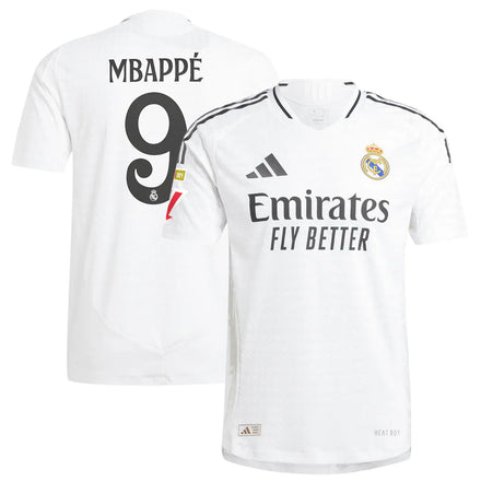 Kylian Mbappé Real Madrid 2024/25 Home Player Jersey - White