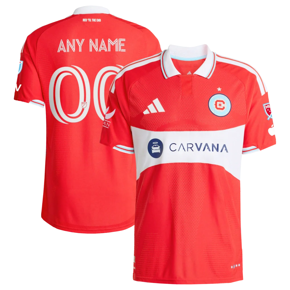 Chicago Fire 2026 Forever Red On-Field Patch Custom Jersey - Red