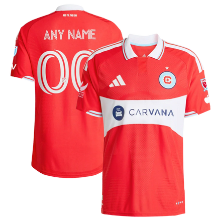 Chicago Fire 2026 Forever Red On-Field Patch Custom Jersey - Red
