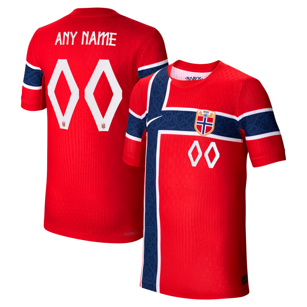 Norway National Team Youth 2026 Home Match Custom Jersey - Red