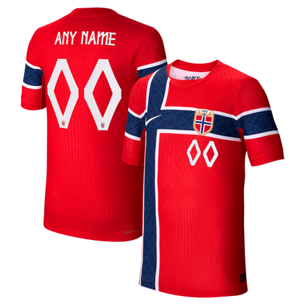Norway National Team Youth 2026 Home Match Custom Jersey - Red