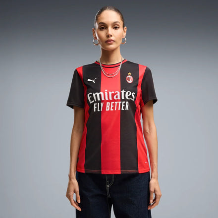 AC Milan Puma Women's 2026/27 Home Jersey - Black/Red