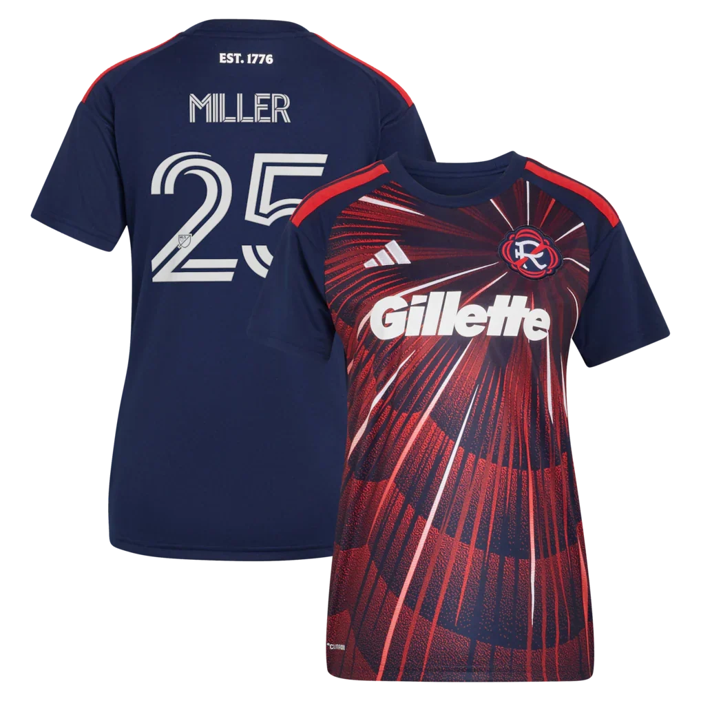 Peyton Miller New England Revolution adidas Women's 2026 Independence Day Jersey - Blue