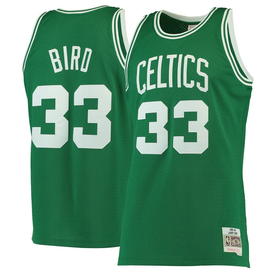Larry Bird Boston Celtics Hardwood Classics - Kelly Green