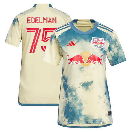 Daniel Edelman New York Red Bulls adidas Women's 2023 Daniel Patrick Kit Jersey - Yellow