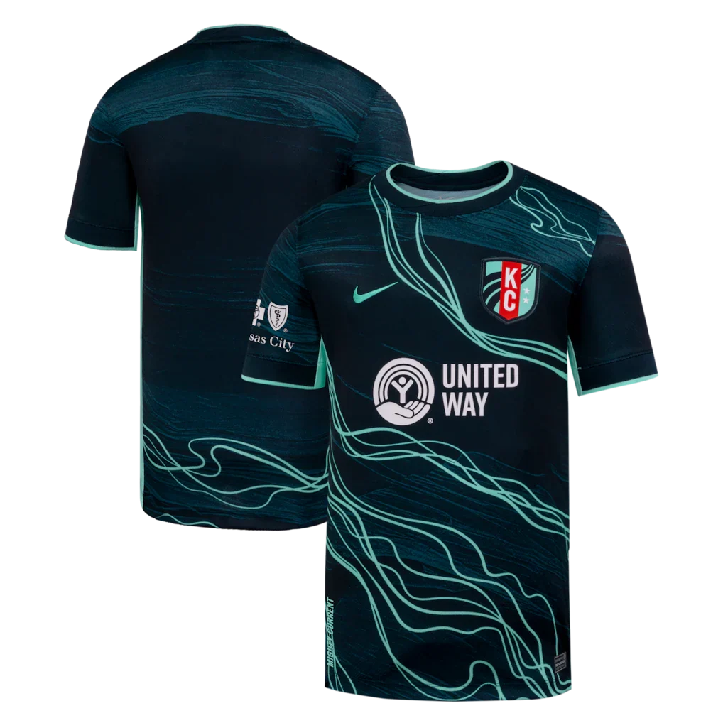Kansas City Current Nike Youth 2026 Third Stadium Jersey - Navy
