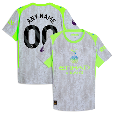 Manchester City 2025/26 Third Custom Jersey - Green/Neon Green