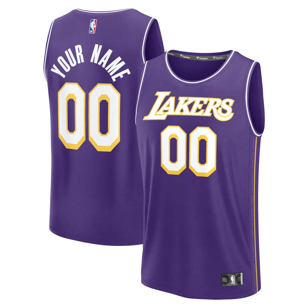 Los Angeles Lakers Custom Jersey - Icon Edition - Purple
