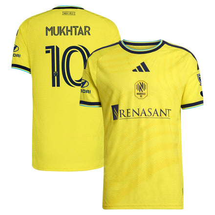 Hany Mukhtar Nashville SC 2026 The Reverb Kit On-Field Patch Jersey - Yellow