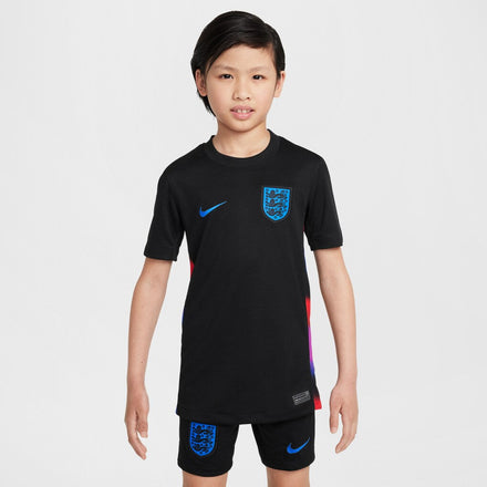 England Women's National Team Nike Youth 2025/26 Away Jersey - Black