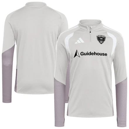 D.C. United 2026 Tiro Competition Quarter-Zip Training Top - Silver
