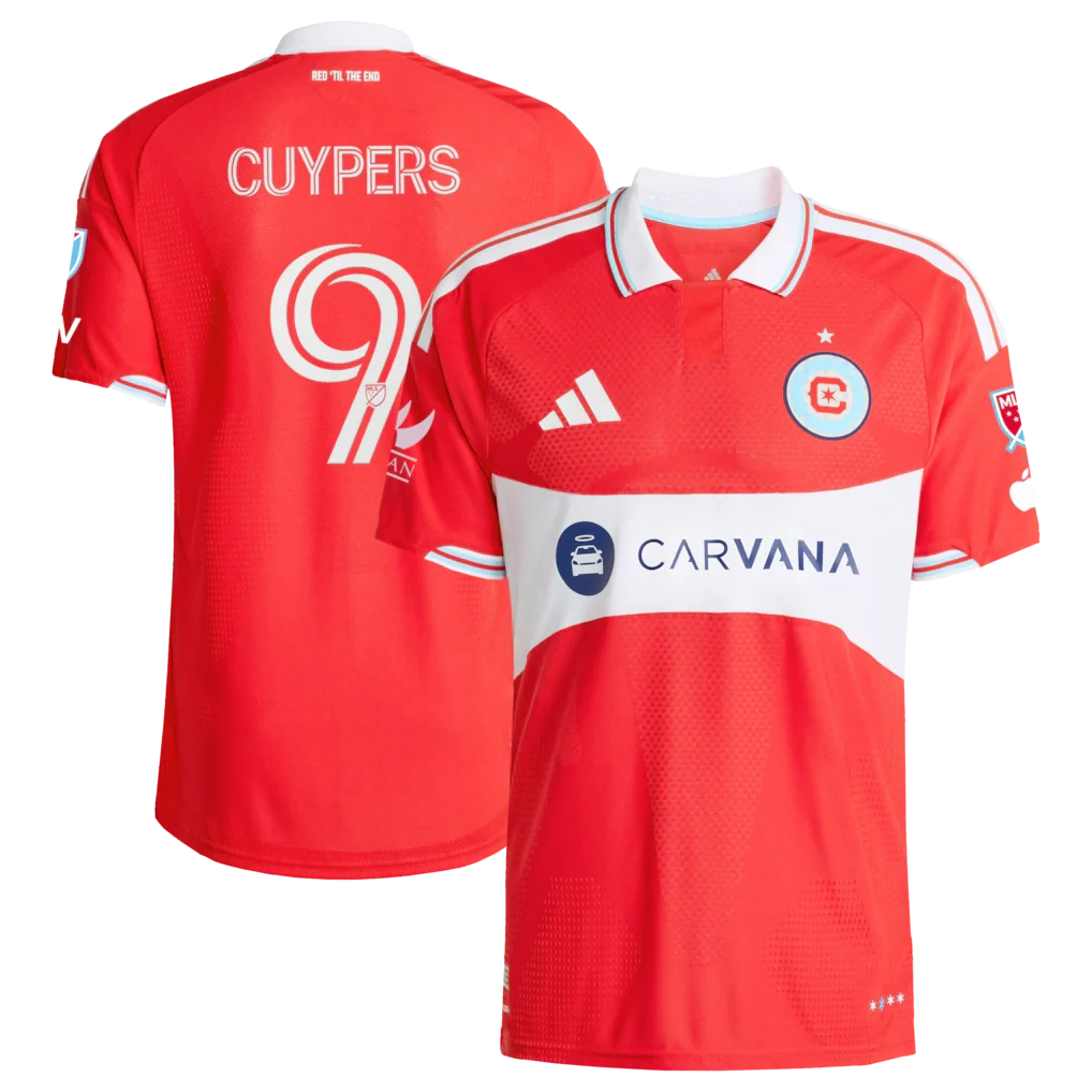 Hugo Cuypers Chicago Fire 2026 Forever Red On-Field Patch Jersey - Red