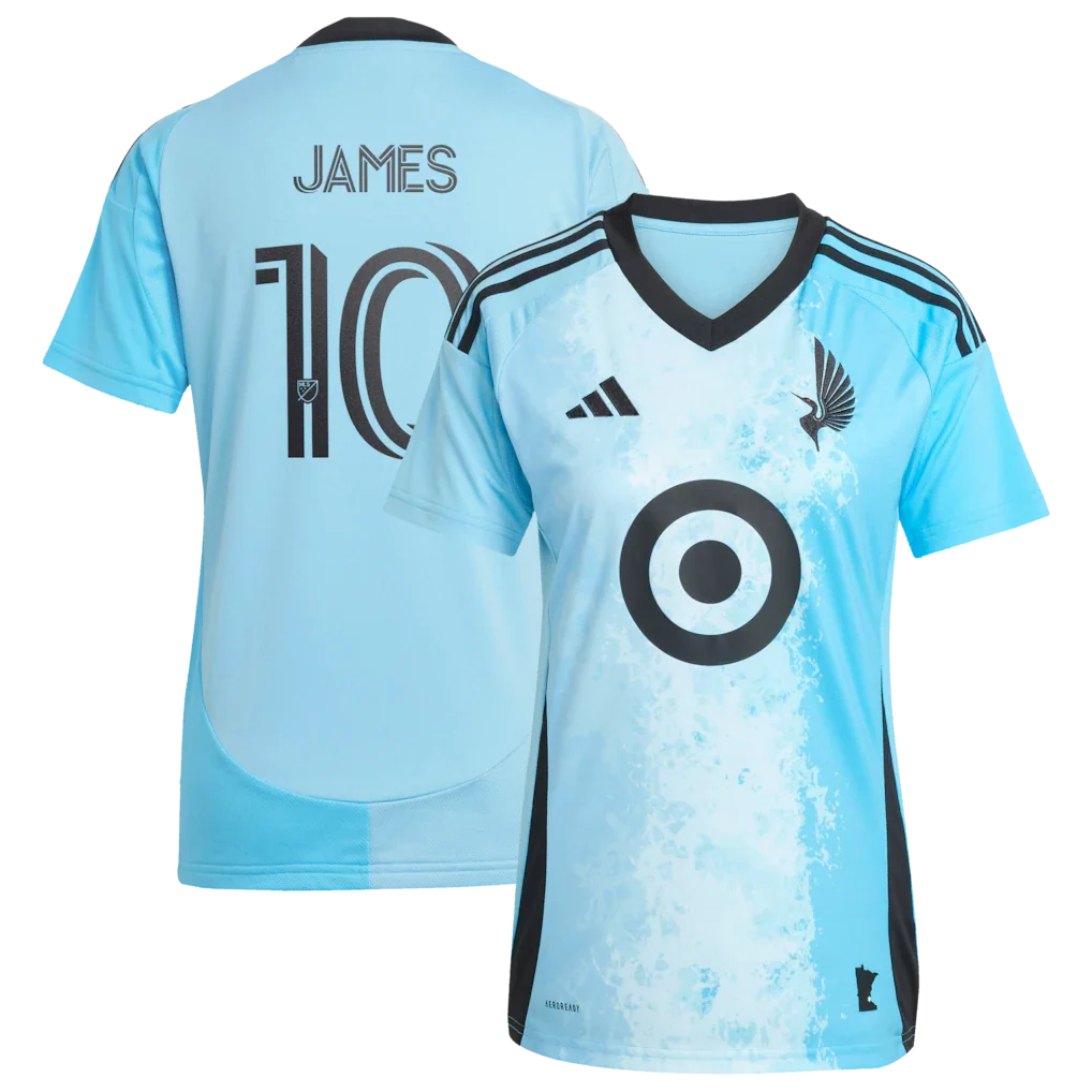 James Rodriguez Minnesota United FC adidas Women's 2025 CONVERGENCE Secondary Jersey - Blue