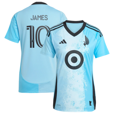 James Rodriguez Minnesota United FC adidas Women's 2025 CONVERGENCE Secondary Jersey - Blue