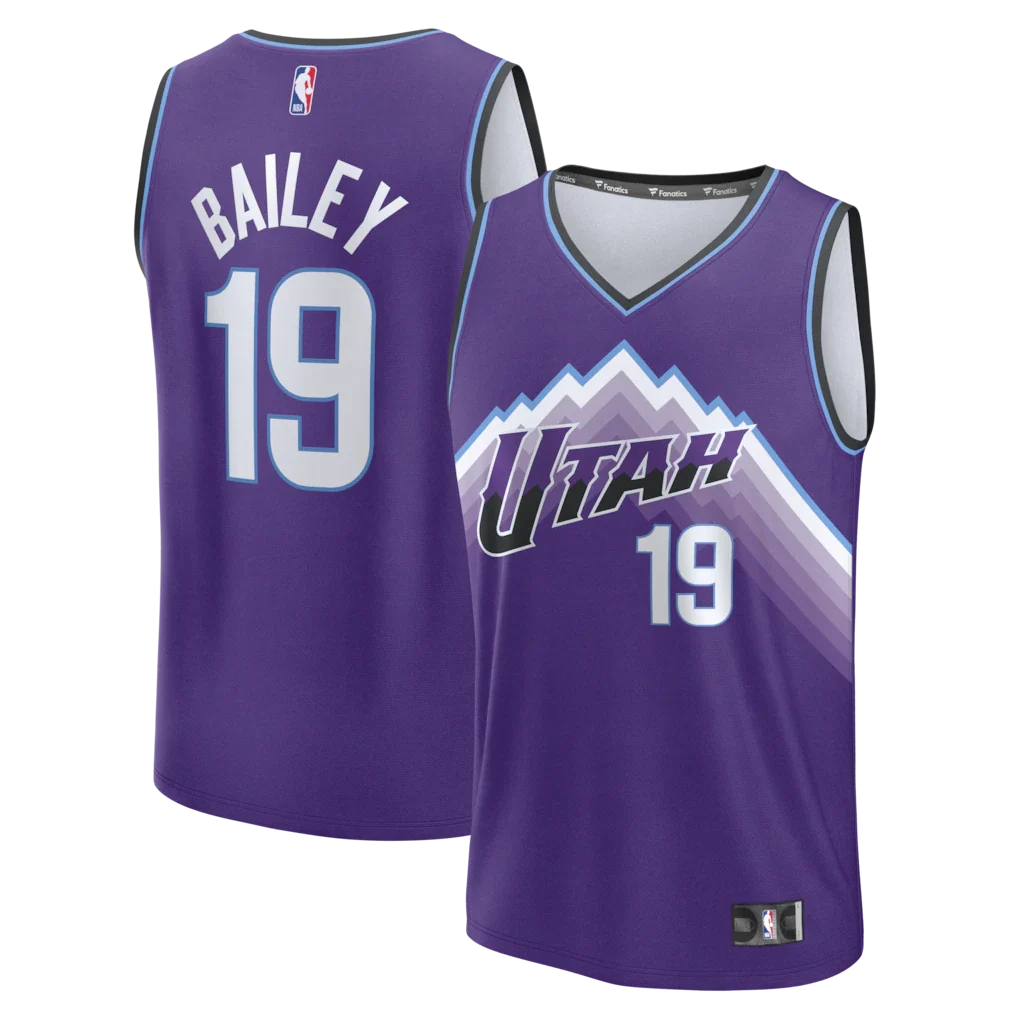 Ace Bailey Utah Jazz Fanatics Fast Break Jersey - Purple - Icon Edition