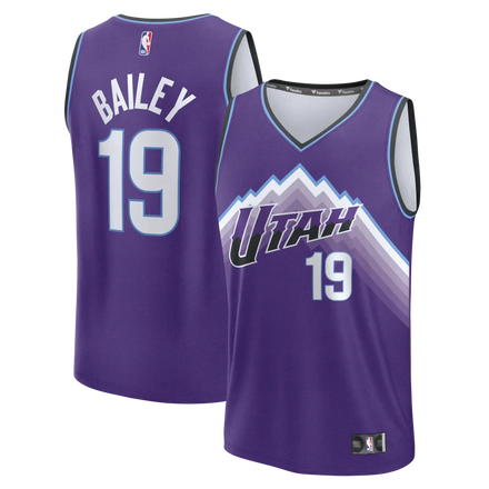 Ace Bailey Utah Jazz Fanatics Fast Break Jersey - Purple - Icon Edition