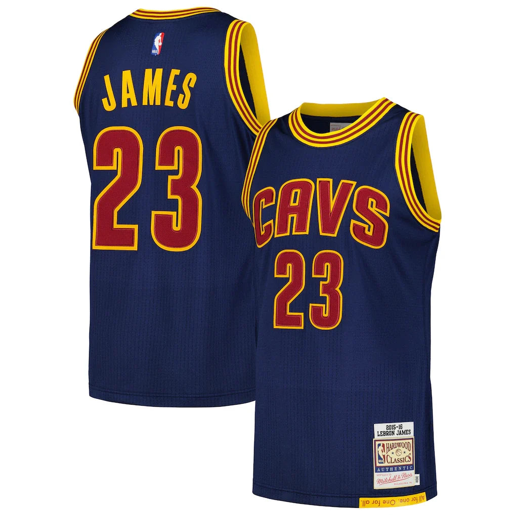 LeBron James Cleveland Cavaliers 2015/16 Hardwood Classics - Navy