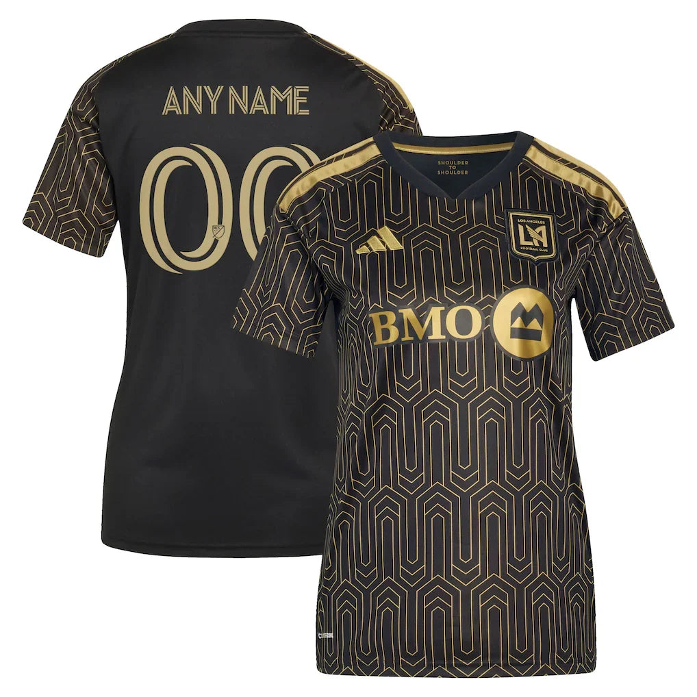 LAFC adidas Women's 2026 Primary Kit Custom Jersey - Black