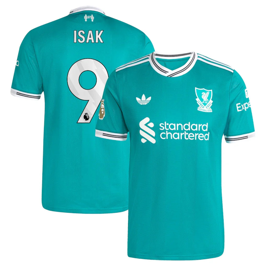 Alexander Isak Liverpool 2025/26 Third Player Jersey - Green