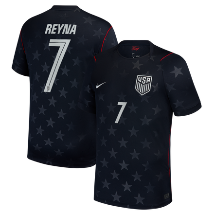 Giovanni Reyna USMNT Nike 2026 Away Stadium Jersey - Blue