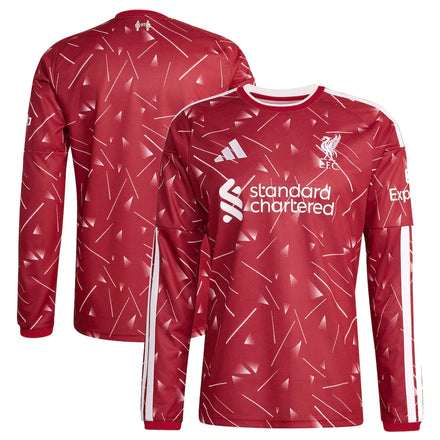 Liverpool adidas 2026/27 Home Long Sleeve Jersey - Red