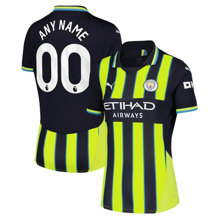 Manchester City Puma Women's 2024/25 Away Custom Jersey - Navy
