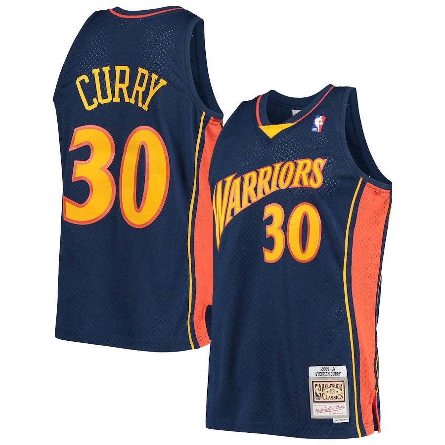 Stephen Curry Golden State Warriors Hardwood Classics - Navy
