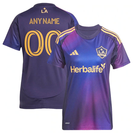 LA Galaxy adidas Women's 2025 RIZON Custom Jersey - Navy