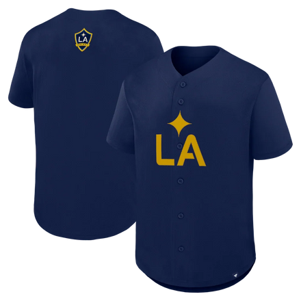 LA Galaxy Maximum Intensity Button-Up Jersey - Navy