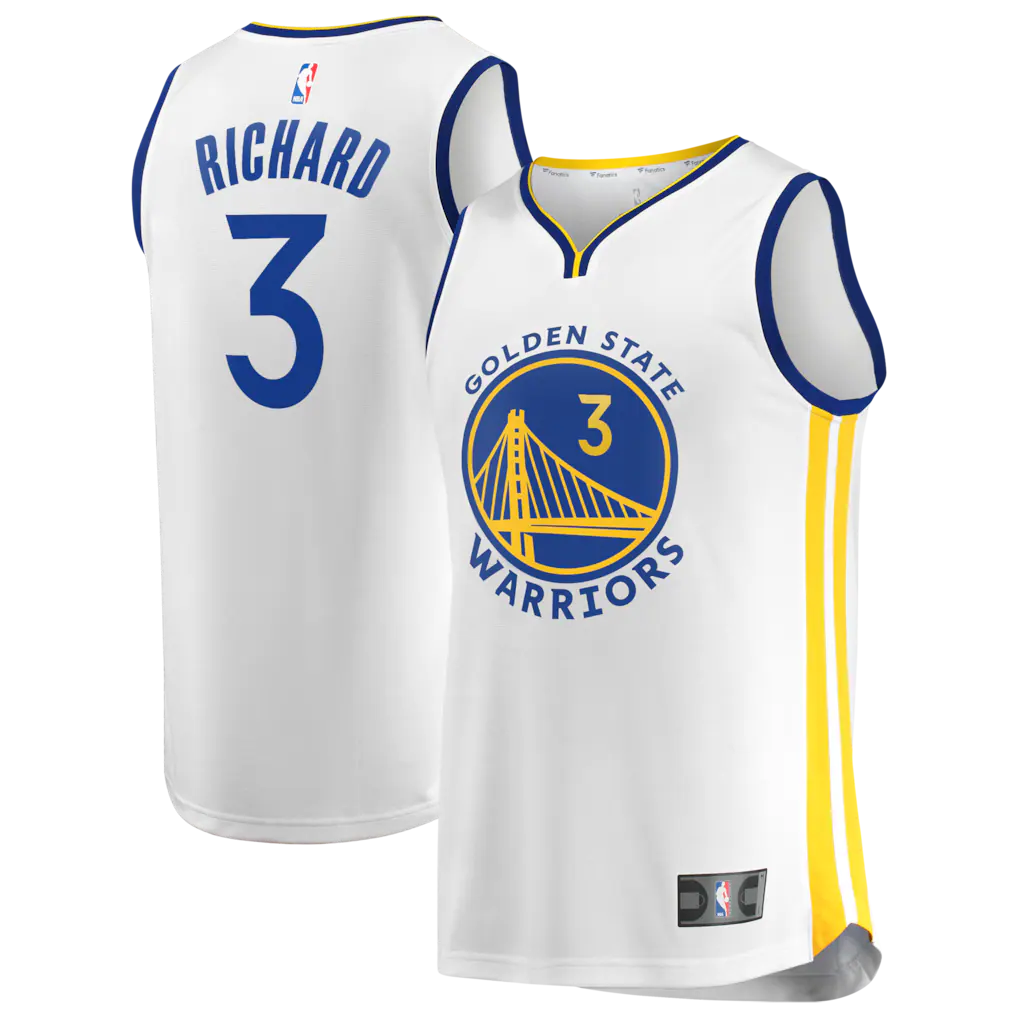 Will Richard Golden State Warriors Fanatics Fast Break Jersey - White - Association Edition