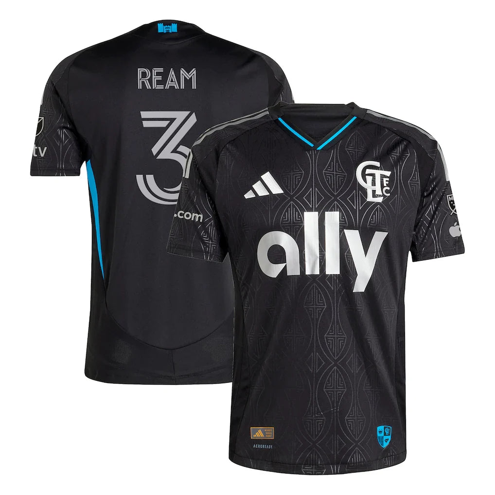 Tim Ream Charlotte FC 2025 Fortress Kit Player Jersey - Black