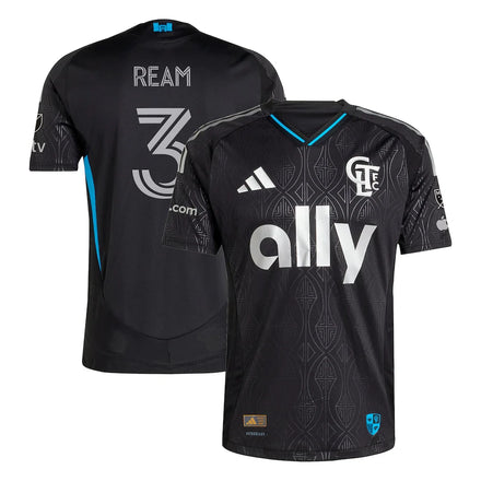 Tim Ream Charlotte FC 2025 Fortress Kit Player Jersey - Black